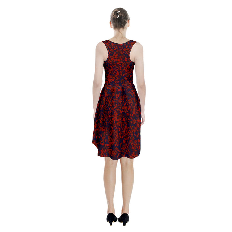 Red Blood Cell Midi Scoop Dress