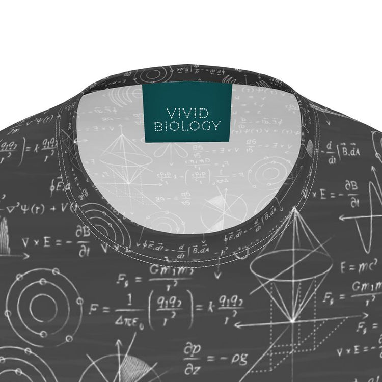 Black Chalkboard Equations Men's T-Shirt