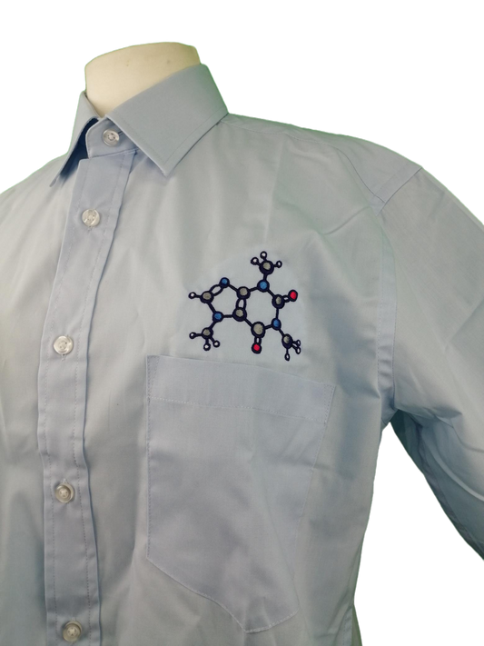 Caffeine - Light Blue Short Sleeve Shirt
