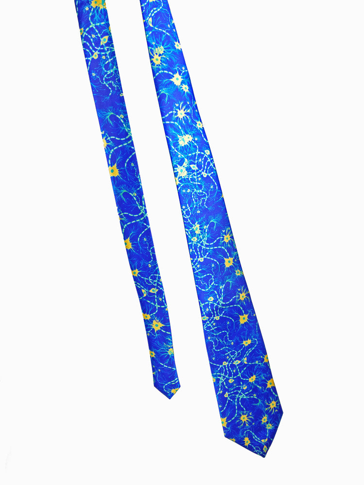 Neurons Tie (Blue) (UK Stock)