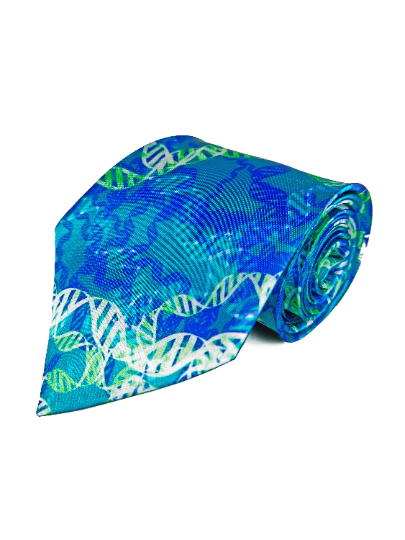 Green DNA Necktie (UK Stock)