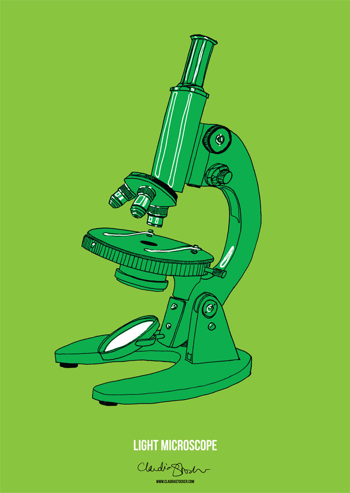 Microscope Poster (UK Stock)
