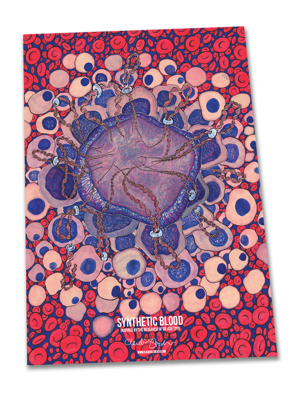Synthetic blood poster - Boutique Science